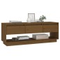 vidaXL TV-Schrank Honigbraun 110,5x34x40 cm Massivholz Kiefer vidaXL TV-Schrank Honigbraun 110,5x34x40 cm Massivholz Kiefer