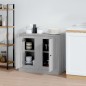 vidaXL Sideboards 2 Stk. Grau Sonoma 37,5x35,5x67,5 cm Holzwerkstoff vidaXL Sideboards 2 Stk. Grau Sonoma 37,5x35,5x67,5 cm Holzwerkstoff