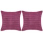 Kissen-Set 2 Stk. Velours 60 x 60 cm Rosa Kissen-Set 2 Stk. Velours 60 x 60 cm Rosa