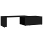 vidaXL Couchtisch Schwarz 150x50x35 cm Holzwerkstoff vidaXL Couchtisch Schwarz 150x50x35 cm Holzwerkstoff