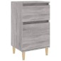 vidaXL Nachttisch Grau Sonoma 40x35x70 cm vidaXL Nachttisch Grau Sonoma 40x35x70 cm