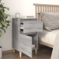 vidaXL Nachttisch Grau Sonoma 40x35x70 cm vidaXL Nachttisch Grau Sonoma 40x35x70 cm