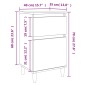 vidaXL Nachttisch Grau Sonoma 40x35x70 cm vidaXL Nachttisch Grau Sonoma 40x35x70 cm