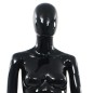 vidaXL Weibliche Schaufensterpuppe mit Glassockel Schwarz 175 cm vidaXL Weibliche Schaufensterpuppe mit Glassockel Schwarz 175 cm