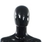 vidaXL Weibliche Schaufensterpuppe mit Glassockel Schwarz 175 cm vidaXL Weibliche Schaufensterpuppe mit Glassockel Schwarz 175 cm