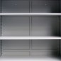 vidaXL Büroschrank mit 2 Türen Stahl 90x40x180 cm Grau vidaXL Büroschrank mit 2 Türen Stahl 90x40x180 cm Grau