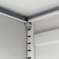 vidaXL Büroschrank mit 2 Türen Stahl 90x40x180 cm Grau vidaXL Büroschrank mit 2 Türen Stahl 90x40x180 cm Grau