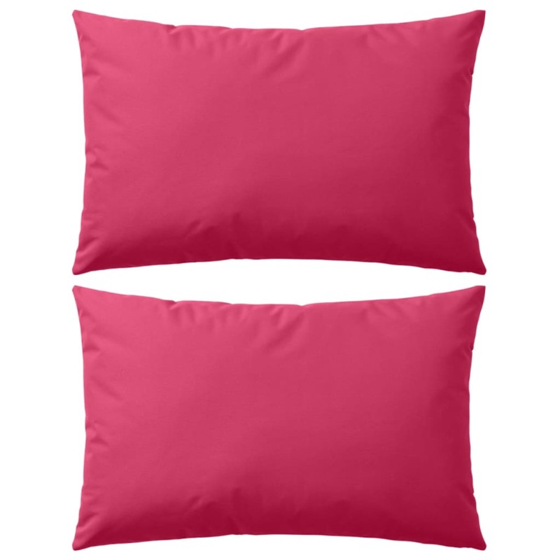 Gartenkissen 2 Stk. 60 x 40 cm Rosa Gartenkissen 2 Stk. 60 x 40 cm Rosa