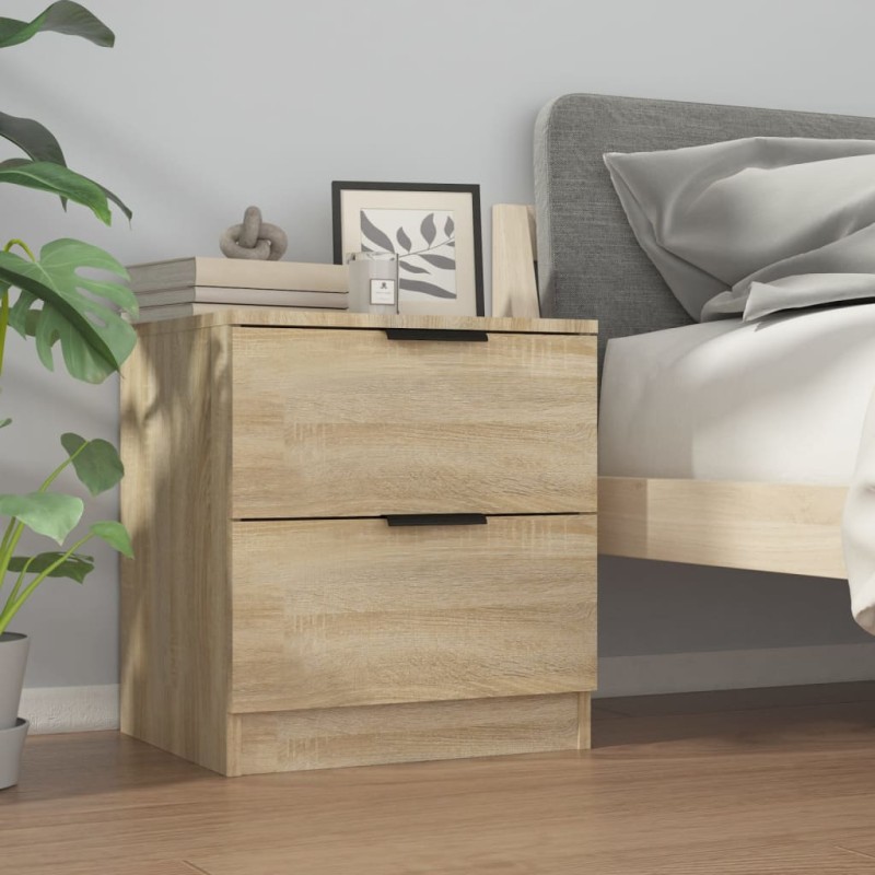 vidaXL Nachttisch Sonoma-Eiche Holzwerkstoff vidaXL Nachttisch Sonoma-Eiche Holzwerkstoff