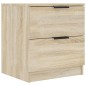 vidaXL Nachttisch Sonoma-Eiche Holzwerkstoff vidaXL Nachttisch Sonoma-Eiche Holzwerkstoff