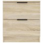 vidaXL Nachttisch Sonoma-Eiche Holzwerkstoff vidaXL Nachttisch Sonoma-Eiche Holzwerkstoff