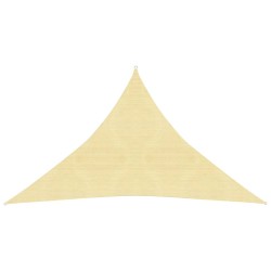vidaXL Sonnensegel 160 g/m² Beige 4x4x5,8 m HDPE