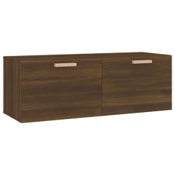 vidaXL Wandschrank Braun Eichen-Optik 100x36,5x35 cm Holzwerkstoff