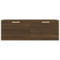 vidaXL Wandschrank Braun Eichen-Optik 100x36,5x35 cm Holzwerkstoff vidaXL Wandschrank Braun Eichen-Optik 100x36,5x35 cm Holzwerkstoff
