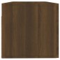 vidaXL Wandschrank Braun Eichen-Optik 100x36,5x35 cm Holzwerkstoff vidaXL Wandschrank Braun Eichen-Optik 100x36,5x35 cm Holzwerkstoff