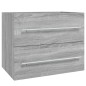 vidaXL Waschbeckenschrank Grau Sonoma 60x38,5x48 cm Holzwerkstoff vidaXL Waschbeckenschrank Grau Sonoma 60x38,5x48 cm Holzwerkstoff