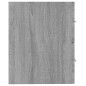 vidaXL Waschbeckenschrank Grau Sonoma 60x38,5x48 cm Holzwerkstoff vidaXL Waschbeckenschrank Grau Sonoma 60x38,5x48 cm Holzwerkstoff