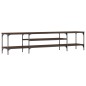 vidaXL TV-Schrank Braun Eichen-Optik 201x35x45cm Holzwerkstoff & Eisen vidaXL TV-Schrank Braun Eichen-Optik 201x35x45cm Holzwerkstoff & Eisen