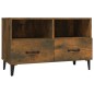 vidaXL TV-Schrank Räuchereiche 80x36x50 cm Holzwerkstoff vidaXL TV-Schrank Räuchereiche 80x36x50 cm Holzwerkstoff