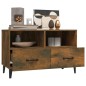 vidaXL TV-Schrank Räuchereiche 80x36x50 cm Holzwerkstoff vidaXL TV-Schrank Räuchereiche 80x36x50 cm Holzwerkstoff