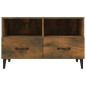 vidaXL TV-Schrank Räuchereiche 80x36x50 cm Holzwerkstoff vidaXL TV-Schrank Räuchereiche 80x36x50 cm Holzwerkstoff
