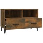 vidaXL TV-Schrank Räuchereiche 80x36x50 cm Holzwerkstoff vidaXL TV-Schrank Räuchereiche 80x36x50 cm Holzwerkstoff