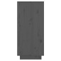 vidaXL Sideboard Grau 60x34x75 cm Massivholz Kiefer vidaXL Sideboard Grau 60x34x75 cm Massivholz Kiefer