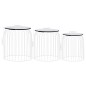 vidaXL Couchtische 3 Stk. Weiß vidaXL Couchtische 3 Stk. Weiß