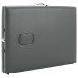 Massagetisch mit 3 Zonen Aluminiumrahmen Anthrazit 186×68 cm Massagetisch mit 3 Zonen Aluminiumrahmen Anthrazit 186×68 cm