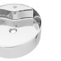 vidaXL Waschbecken mit Überlauf 46,5 x 15,5 cm Keramik Silbern vidaXL Waschbecken mit Überlauf 46,5 x 15,5 cm Keramik Silbern
