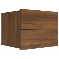 vidaXL Nachttisch Braun Eichen-Optik 40x30x30 cm Holzwerkstoff