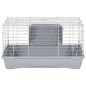 vidaXL Kleintierkäfig Grau 58x32x31 cm Polypropylen und Metall vidaXL Kleintierkäfig Grau 58x32x31 cm Polypropylen und Metall