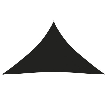 vidaXL Sonnensegel Oxford-Gewebe Dreieckig 5x5x6 m Schwarz