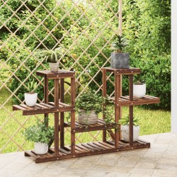 vidaXL Blumenständer 110x25x73 cm Massivholz Tanne