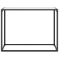vidaXL Konsolentisch Weiß 100x35x75 cm Hartglas vidaXL Konsolentisch Weiß 100x35x75 cm Hartglas