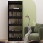 vidaXL Bücherregal/Raumteiler Schwarz 60x30x166 cm Holzwerkstoff vidaXL Bücherregal/Raumteiler Schwarz 60x30x166 cm Holzwerkstoff