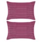 Kissen-Set 2 Stk. Velours 40 x 60 cm Rosa Kissen-Set 2 Stk. Velours 40 x 60 cm Rosa