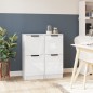 vidaXL Sideboards 2 Stk. Hochglanz-Weiß 30x30x70 cm Holzwerkstoff vidaXL Sideboards 2 Stk. Hochglanz-Weiß 30x30x70 cm Holzwerkstoff