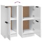 vidaXL Sideboards 2 Stk. Hochglanz-Weiß 30x30x70 cm Holzwerkstoff vidaXL Sideboards 2 Stk. Hochglanz-Weiß 30x30x70 cm Holzwerkstoff