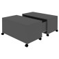 vidaXL Couchtisch Grau 75x75x38 cm Holzwerkstoff vidaXL Couchtisch Grau 75x75x38 cm Holzwerkstoff