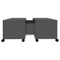 vidaXL Couchtisch Grau 75x75x38 cm Holzwerkstoff vidaXL Couchtisch Grau 75x75x38 cm Holzwerkstoff