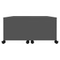 vidaXL Couchtisch Grau 75x75x38 cm Holzwerkstoff vidaXL Couchtisch Grau 75x75x38 cm Holzwerkstoff