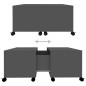 vidaXL Couchtisch Grau 75x75x38 cm Holzwerkstoff vidaXL Couchtisch Grau 75x75x38 cm Holzwerkstoff