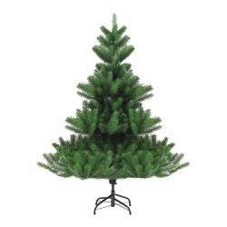 vidaXL Künstlicher Weihnachtsbaum Nordmanntanne Grün 240 cm