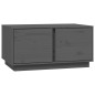 vidaXL Couchtisch Grau 80x50x40 cm Massivholz Kiefer vidaXL Couchtisch Grau 80x50x40 cm Massivholz Kiefer