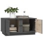 vidaXL Couchtisch Grau 80x50x40 cm Massivholz Kiefer vidaXL Couchtisch Grau 80x50x40 cm Massivholz Kiefer