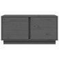 vidaXL Couchtisch Grau 80x50x40 cm Massivholz Kiefer vidaXL Couchtisch Grau 80x50x40 cm Massivholz Kiefer