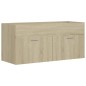 vidaXL Waschbeckenunterschrank Sonoma-Eiche 100x38,5x46cm vidaXL Waschbeckenunterschrank Sonoma-Eiche 100x38,5x46cm