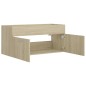 vidaXL Waschbeckenunterschrank Sonoma-Eiche 100x38,5x46cm vidaXL Waschbeckenunterschrank Sonoma-Eiche 100x38,5x46cm