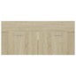 vidaXL Waschbeckenunterschrank Sonoma-Eiche 100x38,5x46cm vidaXL Waschbeckenunterschrank Sonoma-Eiche 100x38,5x46cm